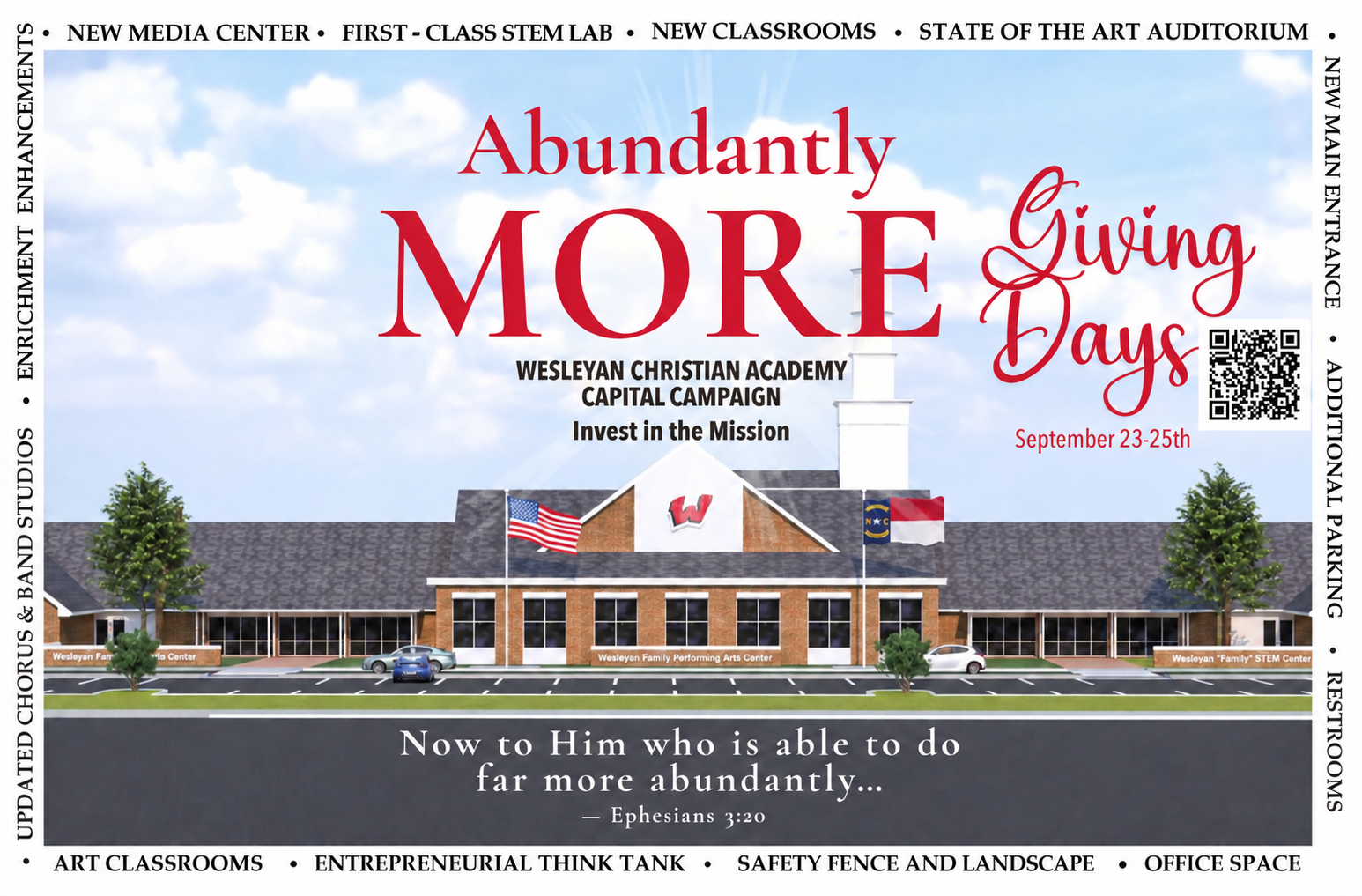 Abundantly More — Wesleyan Christian Academy Capital Campaign